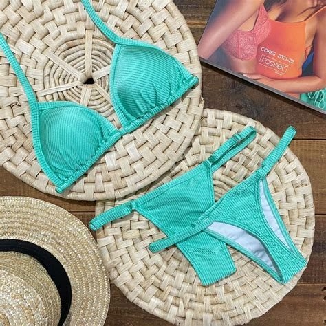 biquíni fio dental portugal|SHEIN Swim Conjunto de biquíni de praia de fio dental com aro liso